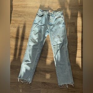 High Waisted Denim Jeans